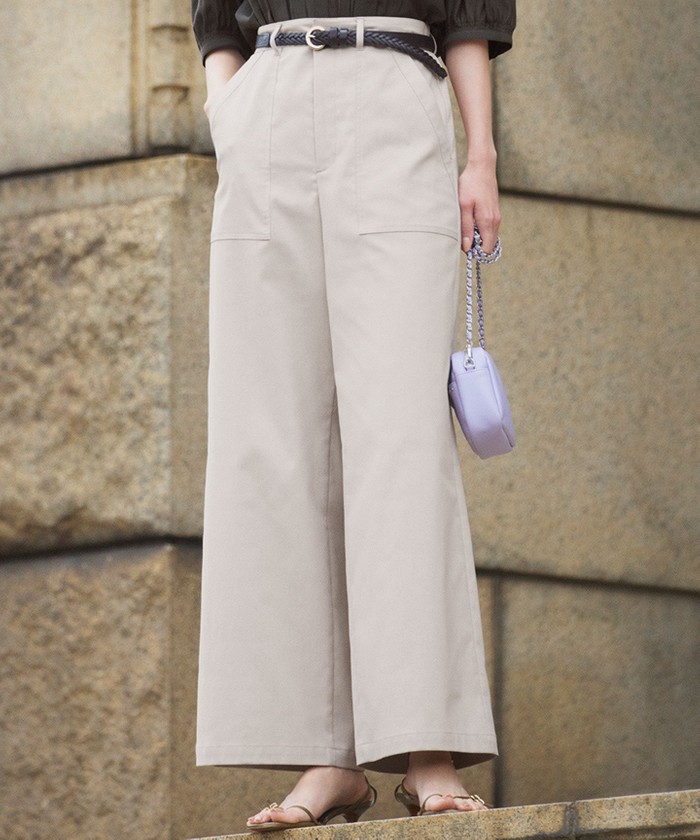 ベージュ系｜パンツ｜23区 (Lサイズ)(ニジュウサンク Lサイズ)｜阪急