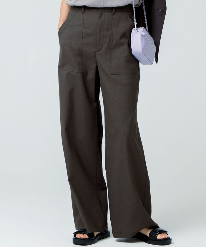 ブラウン系｜パンツ｜23区 (Lサイズ)(ニジュウサンク Lサイズ)｜阪急