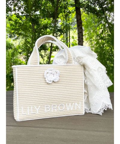 【限定カラー】【LILY BROWN×MARY QUANT】ジュートロゴトート