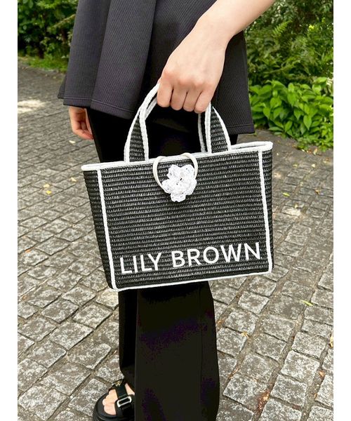 限定カラー】【LILY BROWN×MARY QUANT】ジュートロゴトート(508237616
