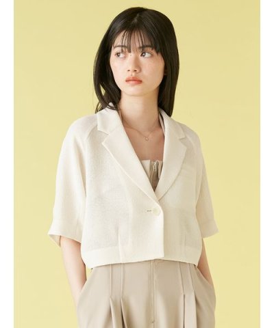 カラミハーフスリーブジャケット
