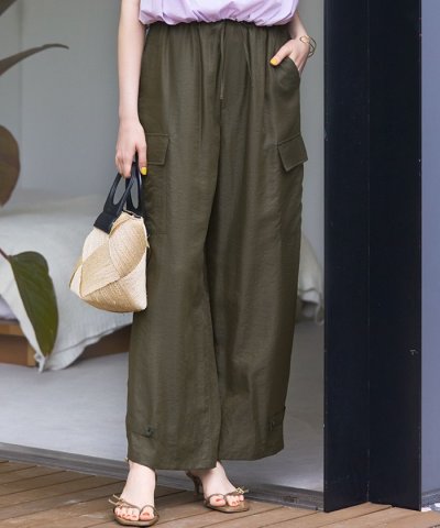 【SLOW/一部店舗限定】ブライトヴィンテージクロス カーゴパンツ