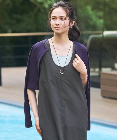 【SLOW/一部店舗限定】シアーサマー リブ カーディガン