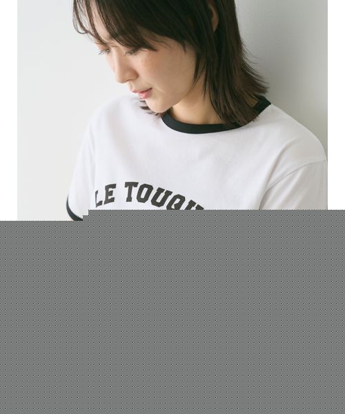 ロゴプリントTシャツ／接触冷感
