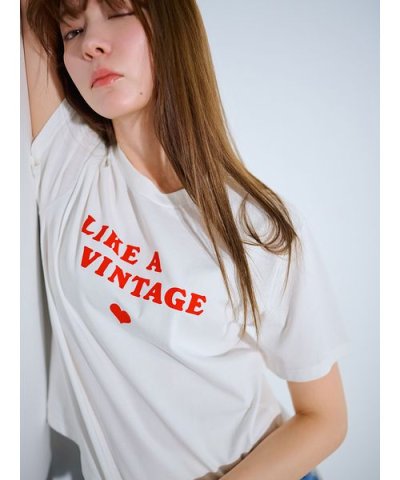 “LIKE A VINTAGE”Tシャツ