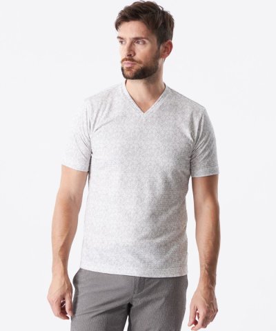 ギンガムサッカージャージーカットソー