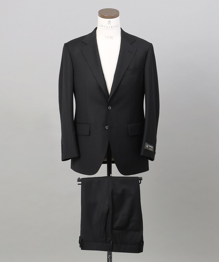 DORMEUIL/ドーメル】ミレニアル 通年スーツ＿ブラック(508265469