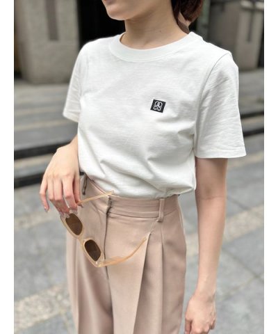 SustainableワンポイントタグTシャツ