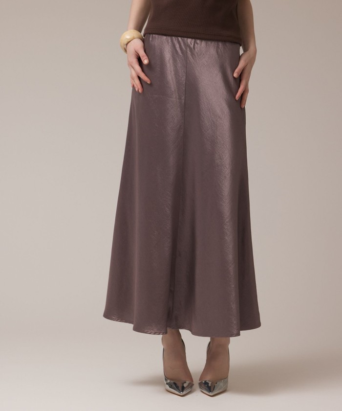 【新品】GRACE CONTINENTAL グレースコンチネンタル　スカート サテンコードスカート / GRACE CONTINENTAL | GRACE CONTINENTAL