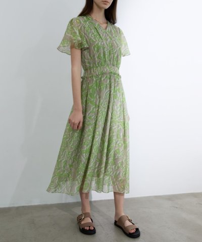 フィオーレシアーオーガンジー フレアドレス