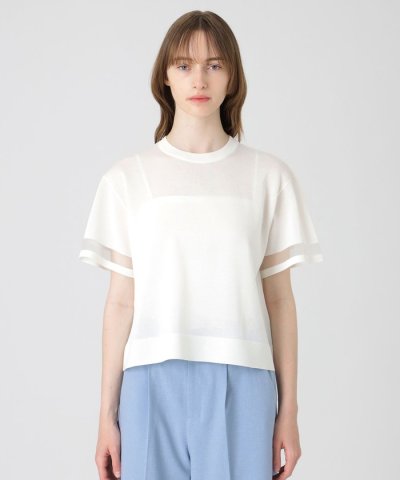 ドライレーヨンニットプルオーバー