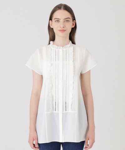 ライトタンブラーブロードチュニックブラウス