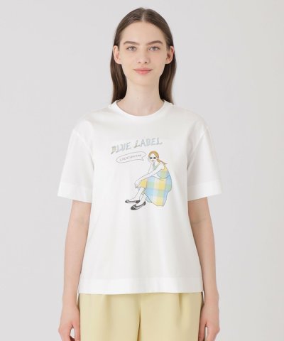 【星陽子コラボ】ピマコットンプレーティング天竺イラストTシャツ