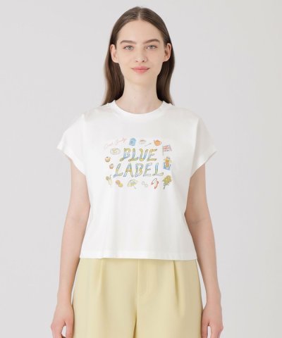 【星陽子コラボ】ピマコットンプレーティング天竺ロゴイラストTシャツ