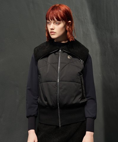 ランバン スポール LANVIN SPORT中わたアウターベスト【HEAT NA