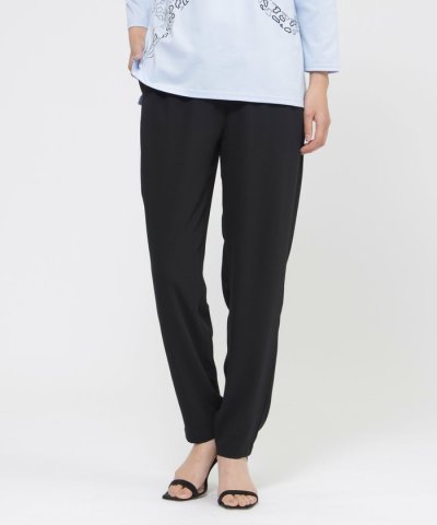 【夏でもさらっと】【吸水速乾】【ウォシャブル】バックサテンジョーゼットイージーテ