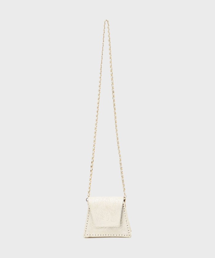 GRACECONTINENTAL ChainMicrobag パールホワイト F GRACECONTINENTAL ChainMicrobag パールホワイト F