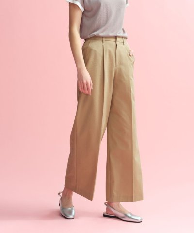 サマーサッカータックワイドパンツ