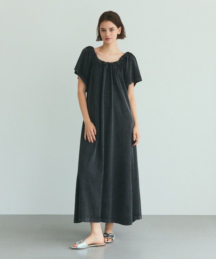 GRACECONTINENTAL ピグメントワンピース ブラック 36 GRACECONTINENTAL ピグメントワンピース ブラック 36