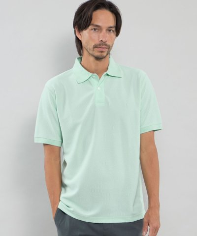 和紙混メッシュポロシャツ