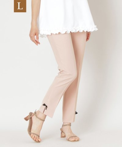 【L】デュアルストレッチ スリムパンツ