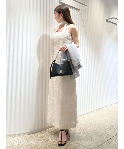 フェザージャガードキャミワンピース　スナイデル　値下げ不可 SNIDEL ワンピース フェザージャガードキャミワンピース