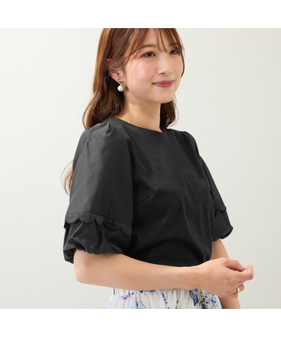 【大人気追加】【手洗いOK】ボリューム袖カットソー