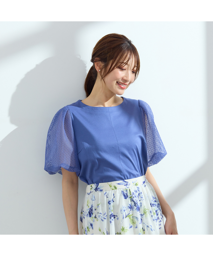 ブルー系｜カットソー・Tシャツ｜Rose Tiara(ローズティアラ