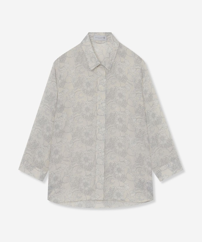ブラウス シャツ 「BIBURY FLOWER」バイブリーフラワーブラウス レディース BIBURY FLOWER】バイブリーフラワーブラウス(508148283)｜阪急