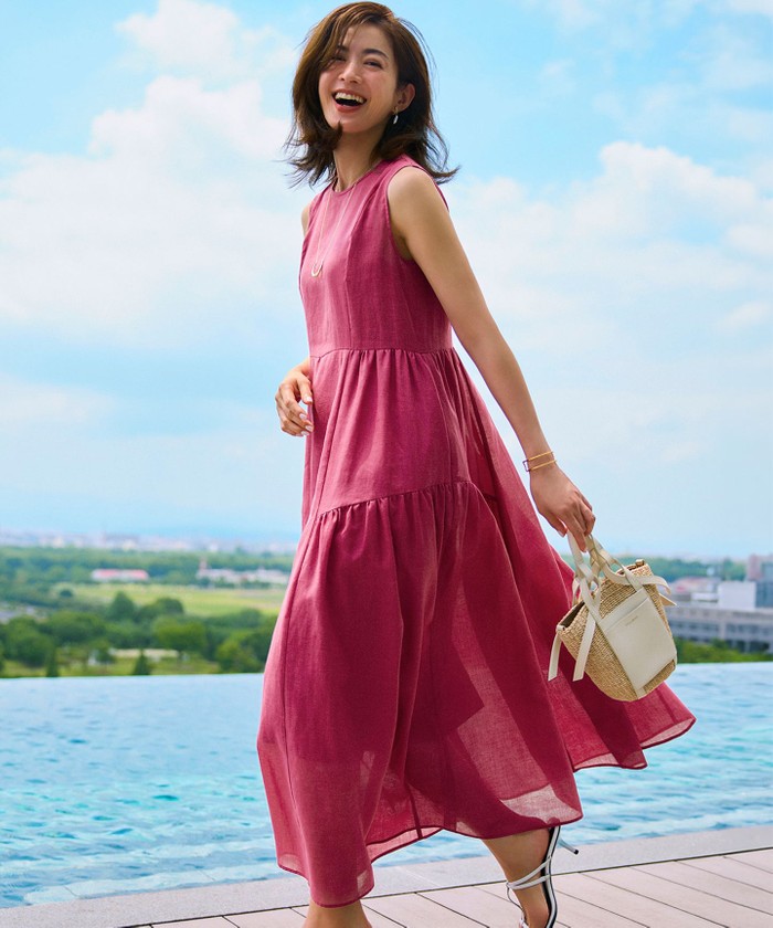 ピンク系｜ワンピース・ドレス｜23区(ニジュウサンク)｜阪急百貨店公式