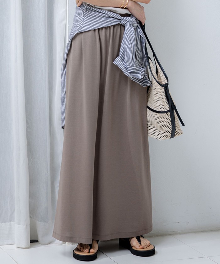 ブラウン系｜Aラインスカート｜23区 (Lサイズ)(ニジュウサンク Lサイズ