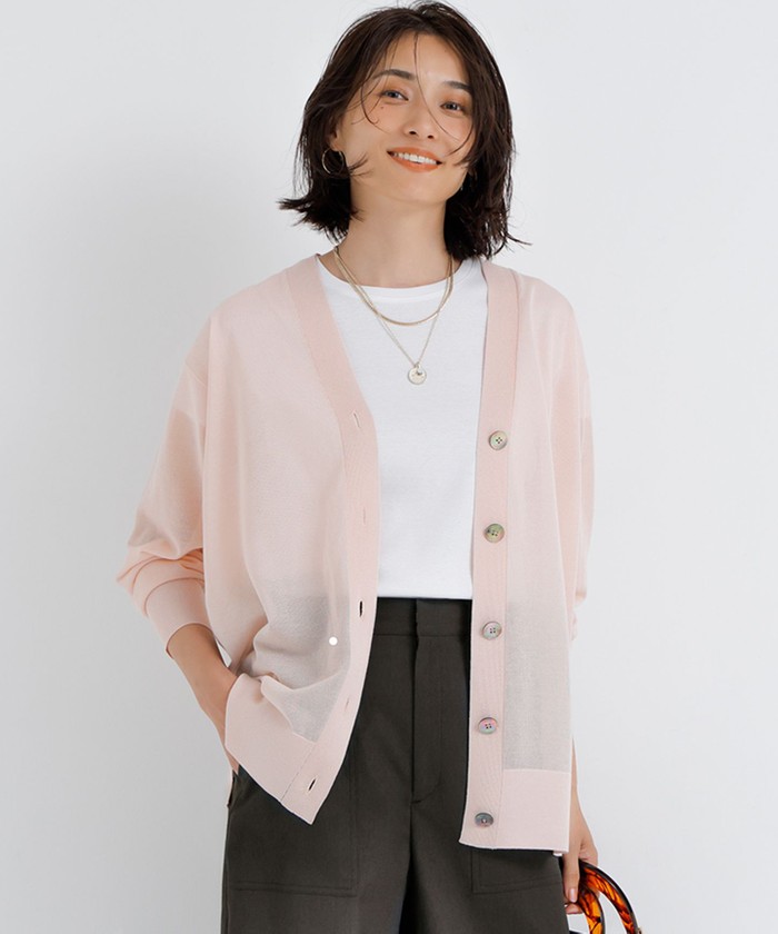 ピンク系｜カーディガン｜23区 (Lサイズ)(ニジュウサンク Lサイズ