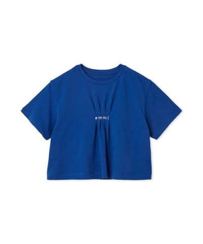 【限定カラー】【emmi×PlaX（TM）】クロップドemmiロゴＴシャツ