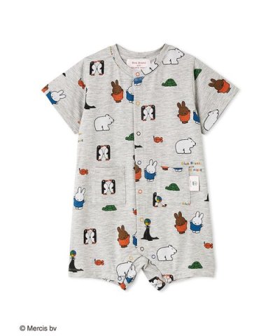 【Dick Bruna】【BABY】【接触冷感】総柄ロンパース