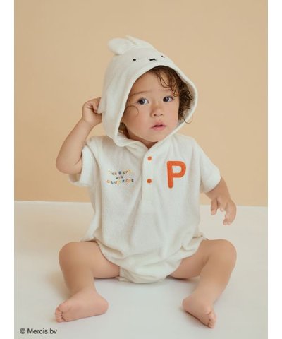 【Dick Bruna】【BABY】miffy パイルロンパース
