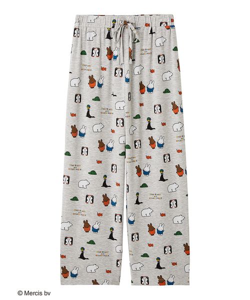 Dick Bruna】【接触冷感】総柄ロングパンツ(508324641)｜阪急百貨店