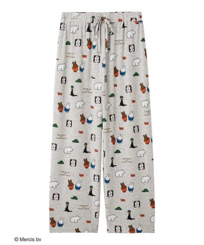 【Dick Bruna】【接触冷感】総柄ロングパンツ