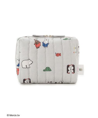 【Dick Bruna】キルティング総柄ポーチ