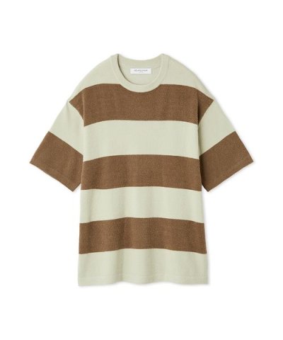 【HOMME】スムーズィーliteクール2ボーダープルオーバー