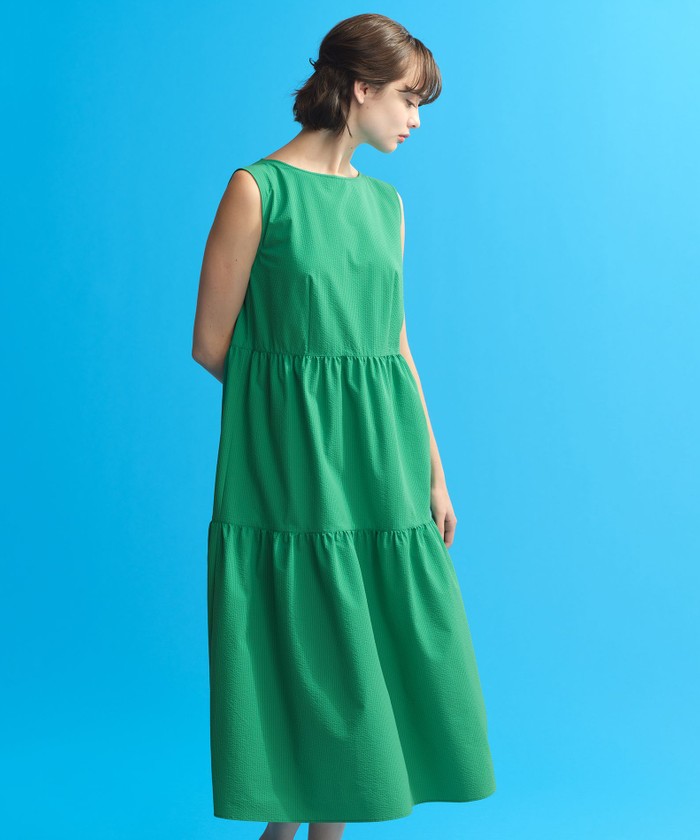 【未使用級】MACKINTOSH　PHILOSOPHY　プリーツ　ワンピース レタリングジオメトリープリントワンピース（H5J05524＿＿