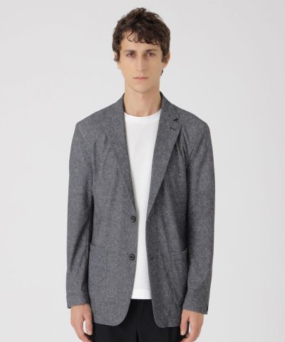 メランジプリントライトブリーズジャケット