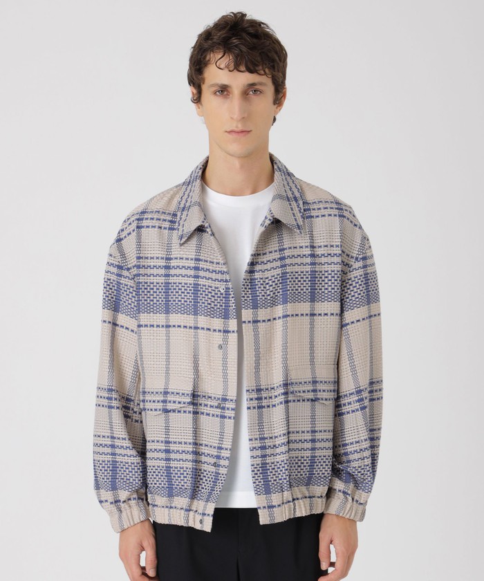 シアーチェックミリタリーブルゾン(508326529)｜HANKYU MEN'S / 阪急メンズ