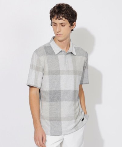 【WEB限定】クレストブリッジチェックパイルポロ