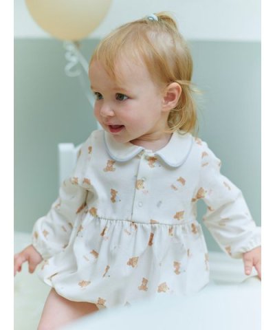 【BABY】ベビーベアロンパース