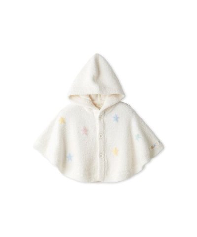 【BABY】エアリーモコカラフルスターポンチョ