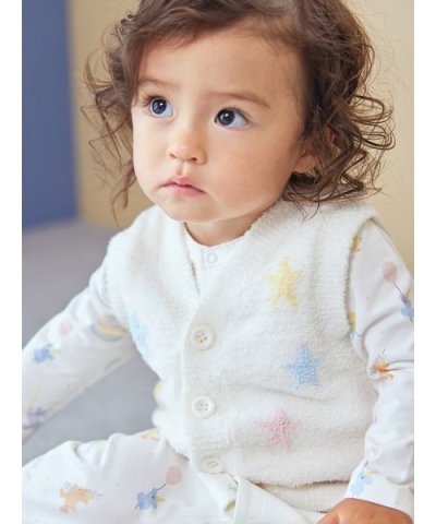 【BABY】エアリーモコカラフルスターベスト