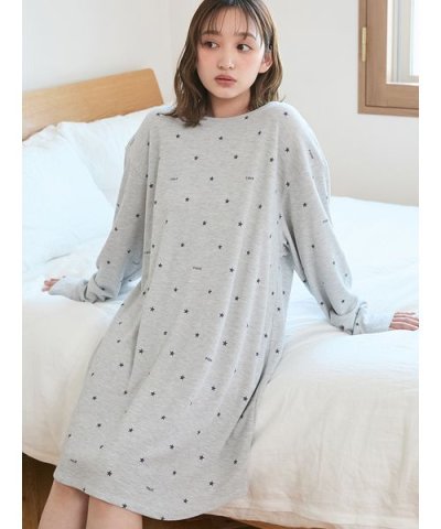 星柄ワッフルワンピース