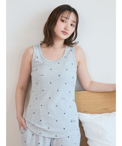 星柄ワッフルタンクトップ