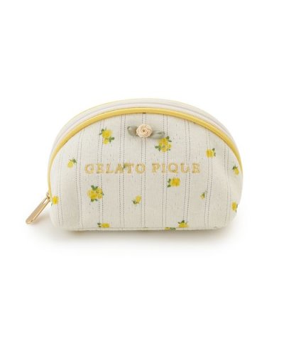 リトルローズ柄針抜きミニポーチ