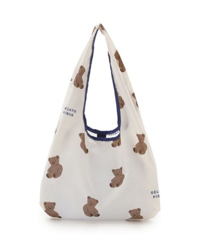 ベア柄エコバッグS